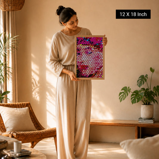 Hand-Stippled Fractal Dot Art for Functional Medicine & Neurofeedback Clinics – Alpha-Theta Activation & Parasympathetic Healing, Print or Canvas | ILU Art Therapy