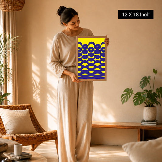 Bilateral Art Print – Therapeutic Dot Art for EMDR & Somatic Therapy Rooms