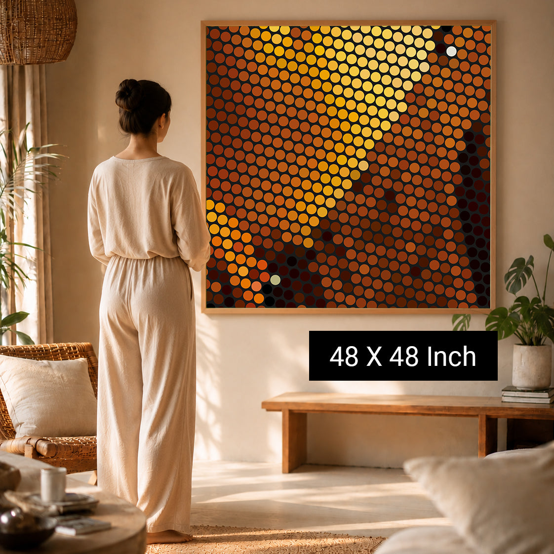 indian healing wall decor for spiritual homes and calming interior design
