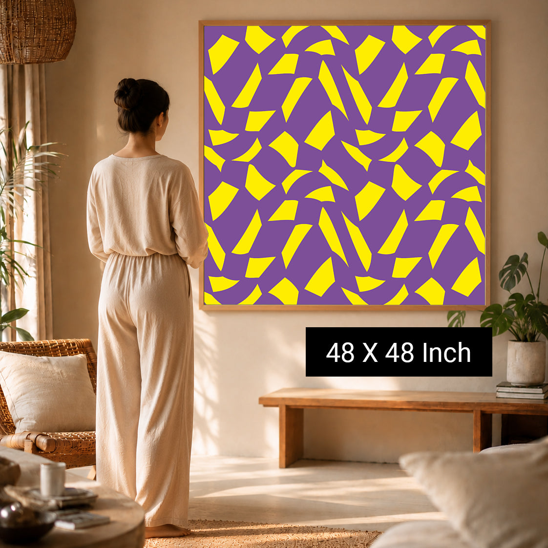 Abstract Geometric Canvas Print | Available in Paper, Canvas, Unframed & Ready-to-Hang