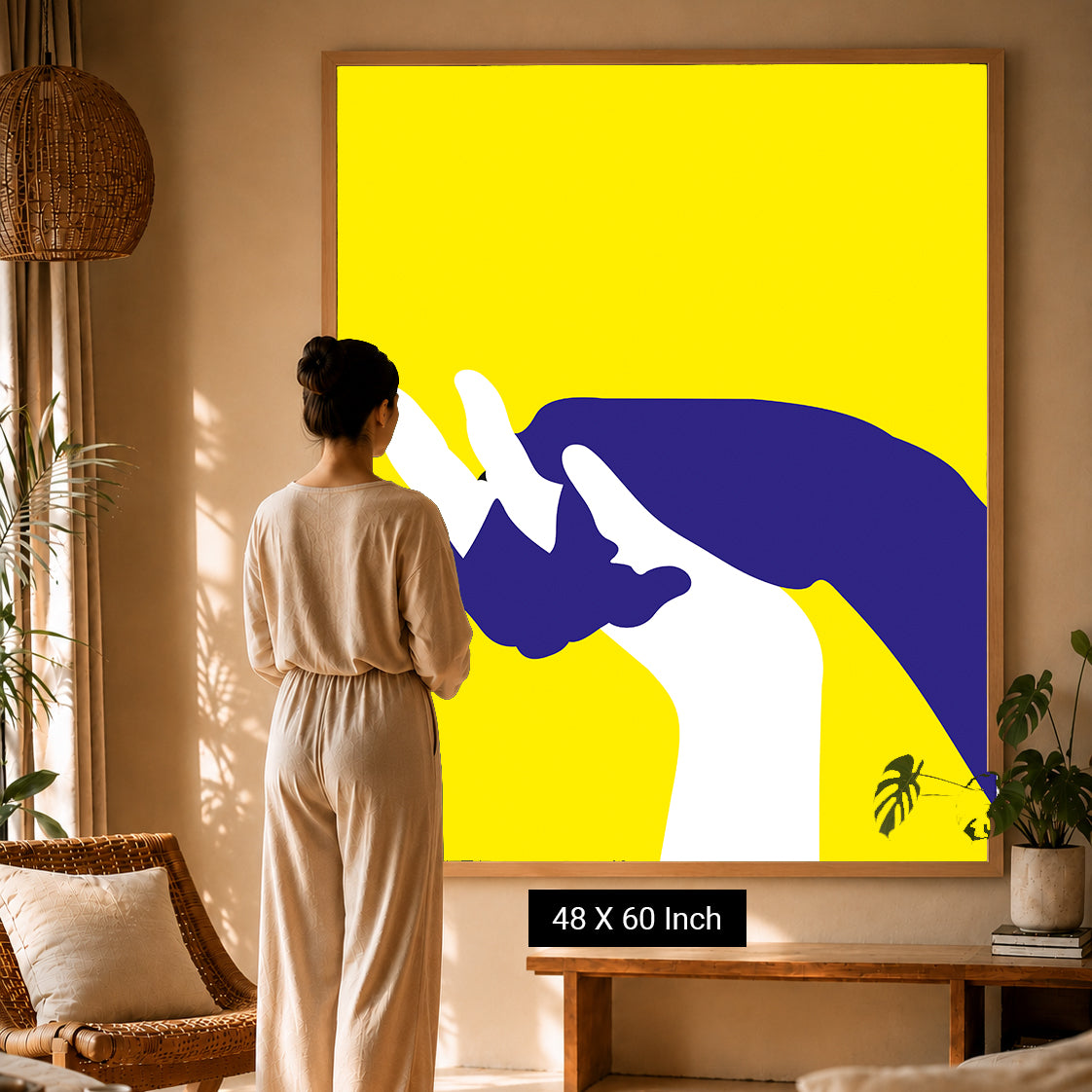 Luxury spa-inspired wall art