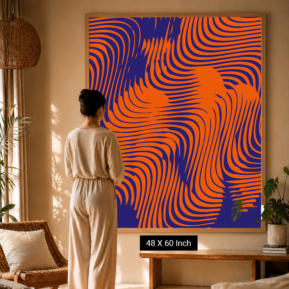 Relaxing bedroom artwork for better sleep