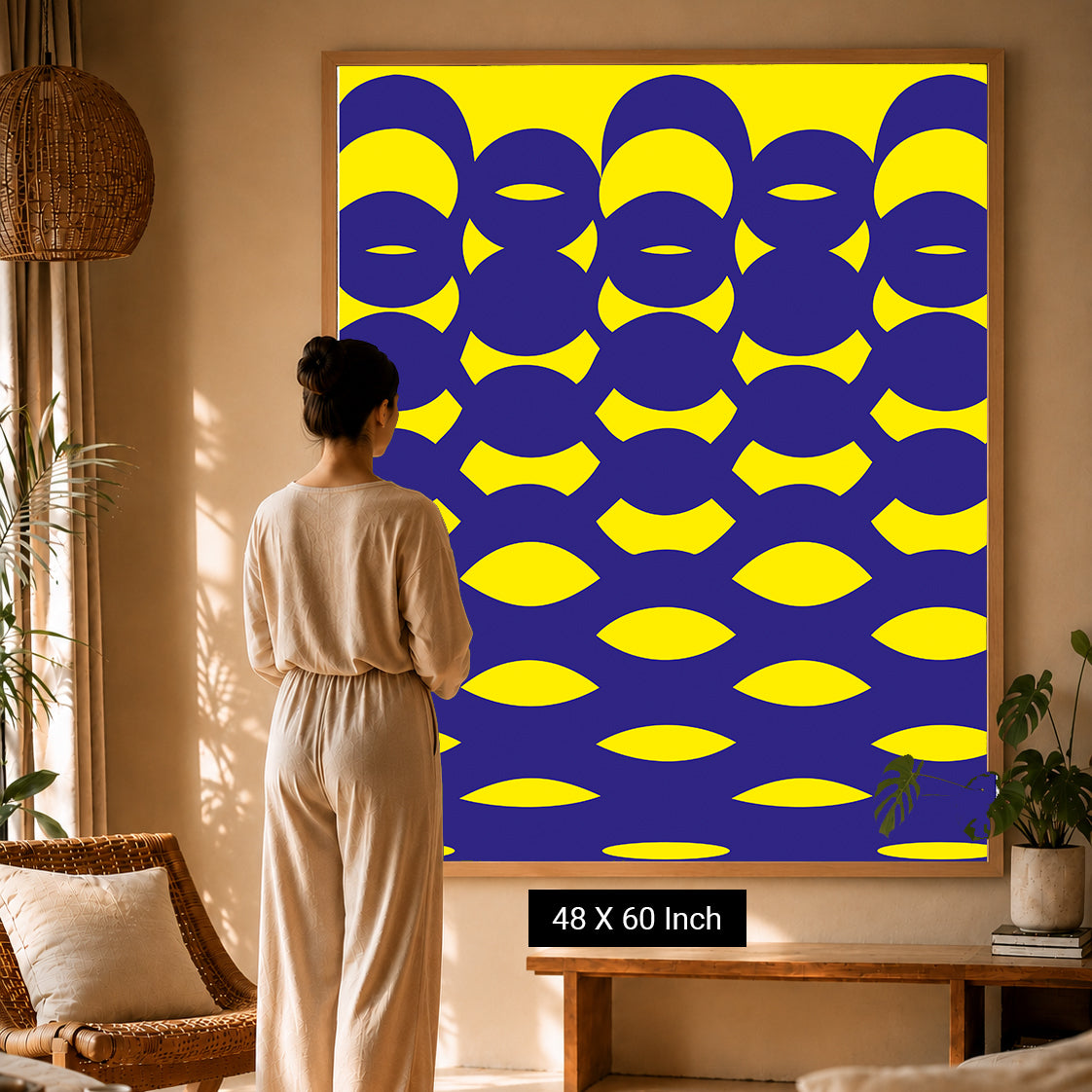 modern indian canvas art for peaceful living