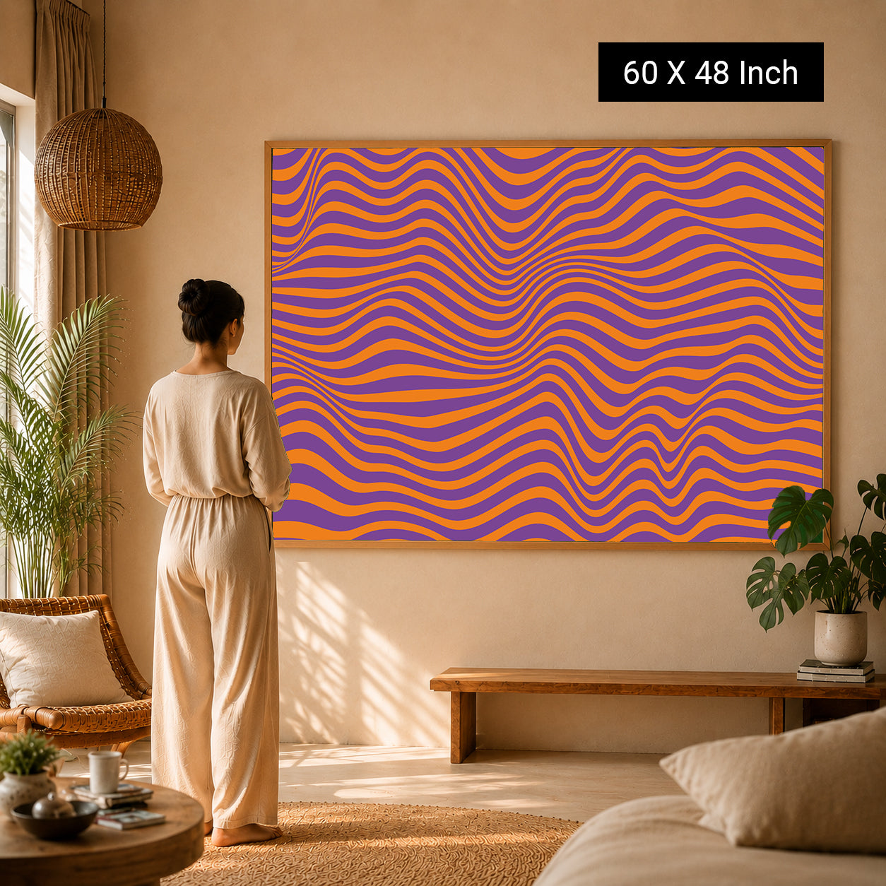 wellness canvas art for mindful home decoration