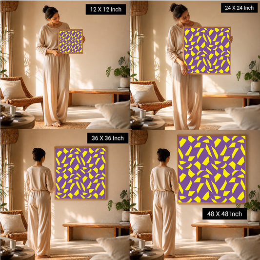 luxury meditation inspired canvas for modern home decoration