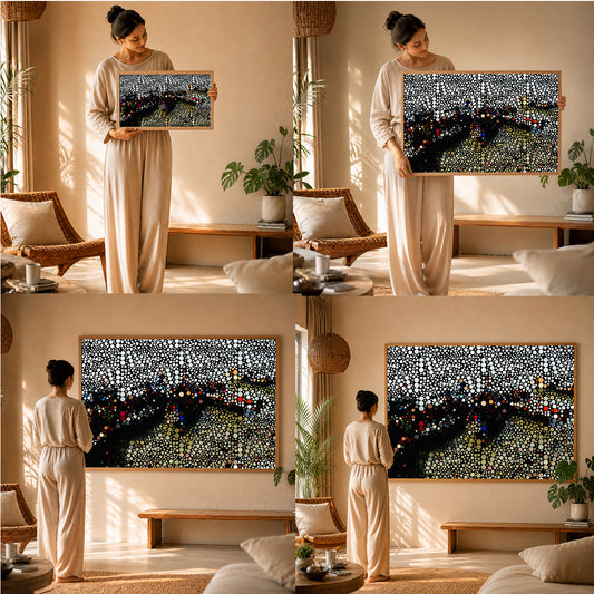 premium mandala canvas print for wellness interiors and mindful decor ideas