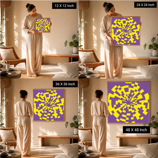 premium home decor painting for peaceful yoga inspired interiors