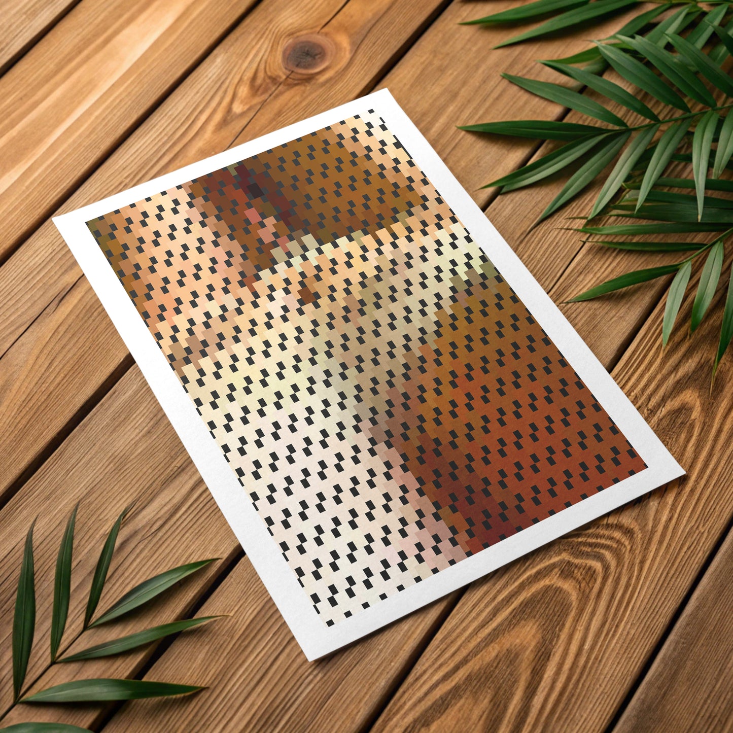 Concentric geometry art print representing wholeness and inner peace