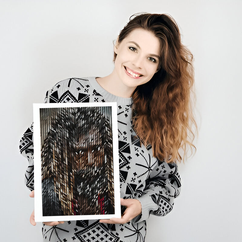 Abstract illusion artwork for relaxation and mindfulness decor