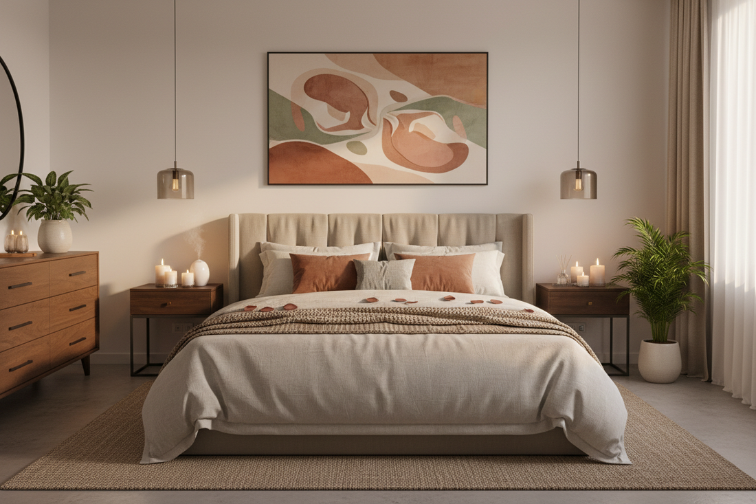 Romantic and sensual wall art for couples bedroom decor — Ilu Art Therapy