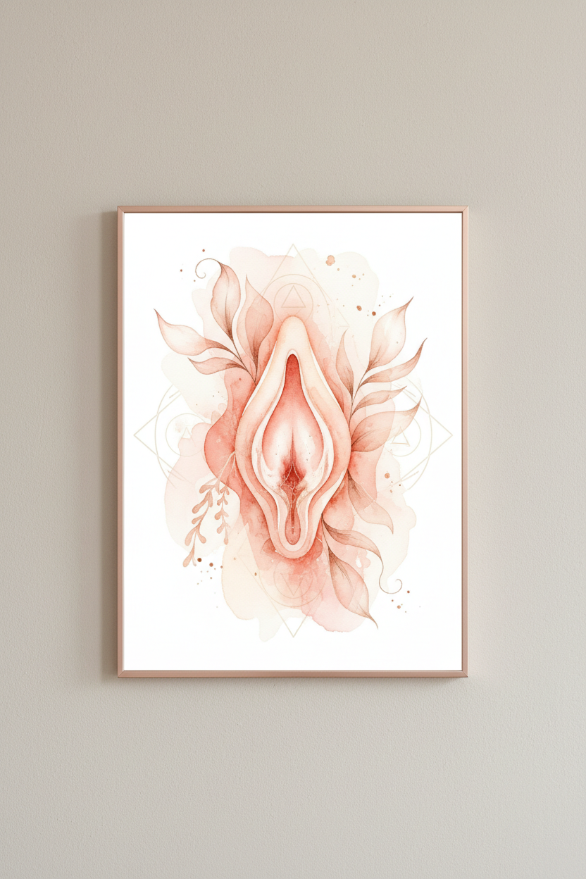 Beyond Ready-Made Prints: Commission Your Own Custom Vulva Artwork in India Today