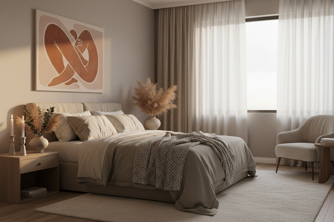 How Tasteful Erotic Art Transforms a Cold Bedroom Into an Intimate Sanctuary