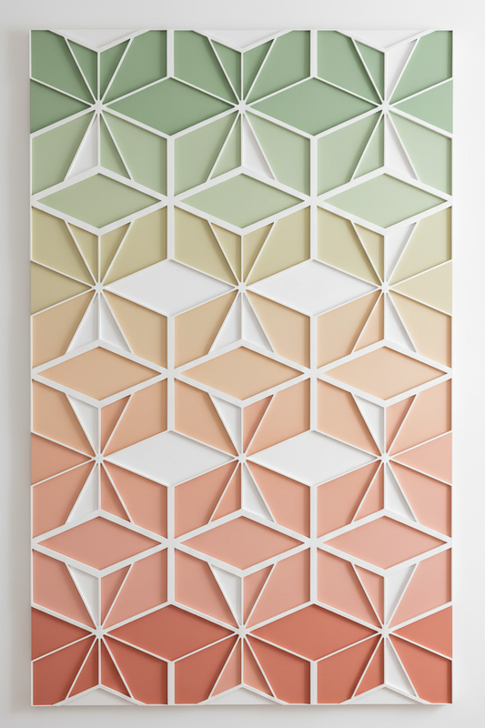 Geometric Illusion Wall Art: Science-Backed Therapeutic Decor for Modern Spaces