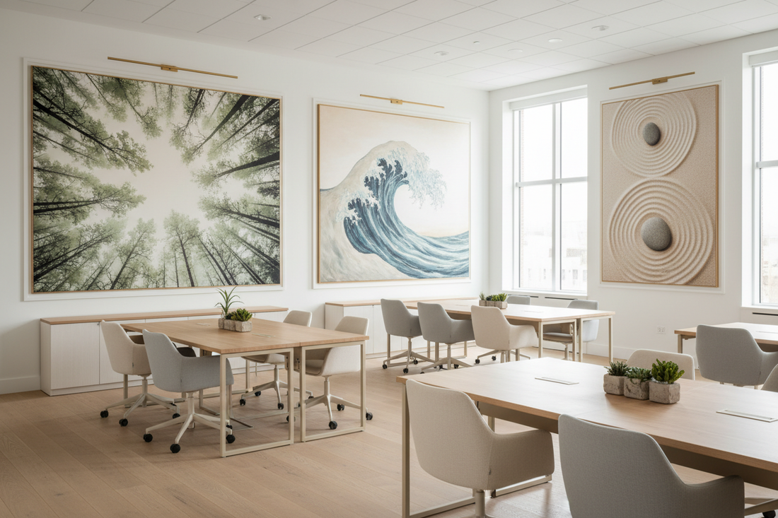 Best Wall Art for Co-Working & Hot-Desking Spaces: A Therapeutic Design Guide
