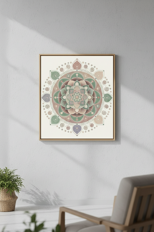 How Mindfulness Wall Art and Meditation Artwork Transform Your Home Office into a Healing Space | Ilu Art Therapy