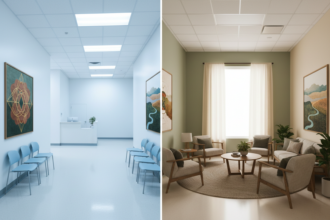 From Clinical To Comforting In One Afternoon: How Therapeutic Wall Art Transforms Clinics, Cabins & Waiting Areas