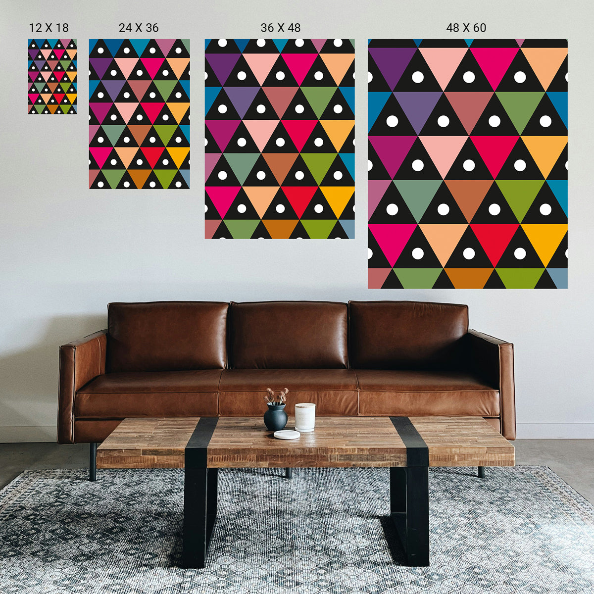 Serenity Dot Art for Personal meditation or self‑care space - Serenity Wall Art Studio