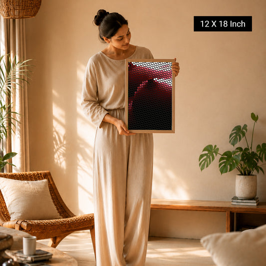 Therapeutic Wall Art Symmetrical Dot Art for Healing Spaces