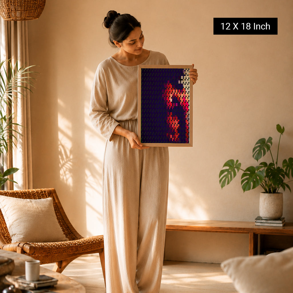 Therapeutic Wall Art Minimalist Dot Art for Self-Care Corners