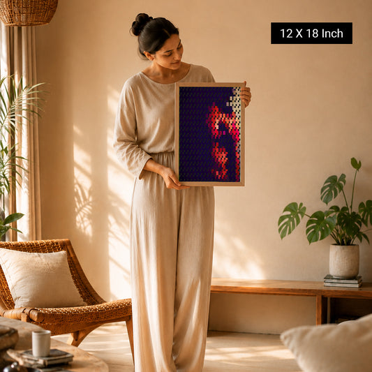 Therapeutic Wall Art Minimalist Dot Art for Self-Care Corners