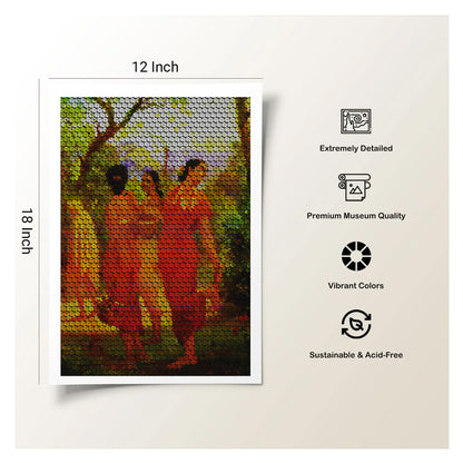 mindful art print for burnout recovery and rest rooms