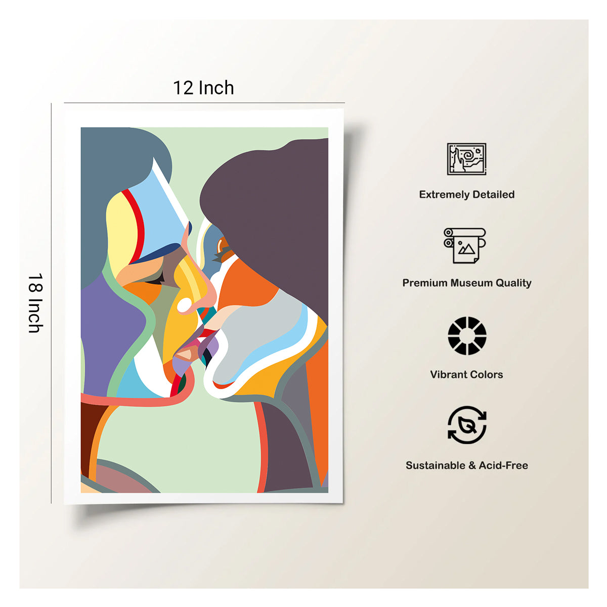 modern therapeutic wall art set for wellness studio