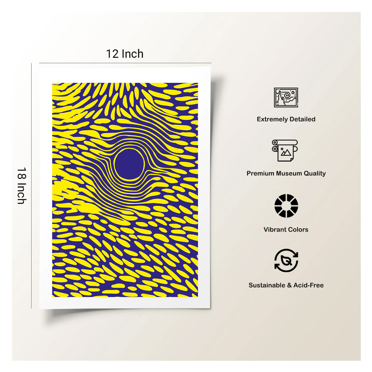 psychedelic therapy wall art supporting emotional release