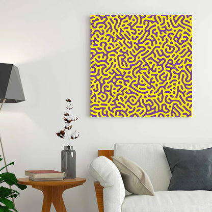 Mind relaxing illusion art print for modern minimalist home decor