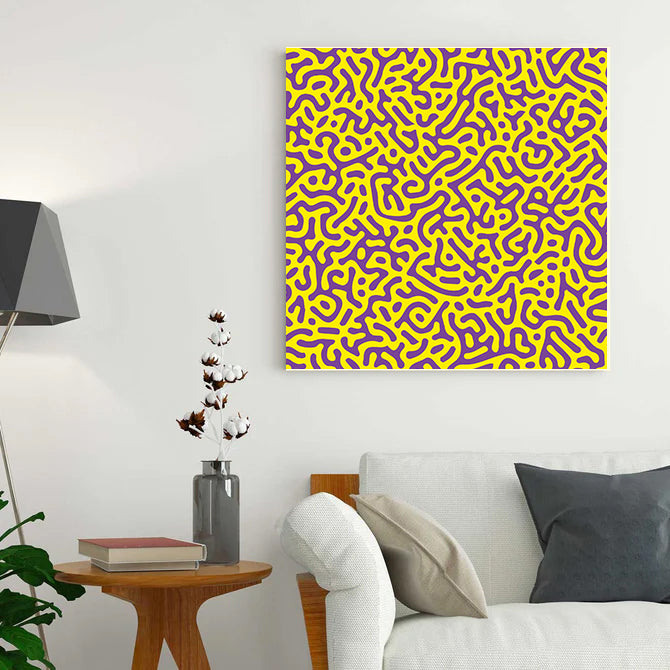 Psychedelic Mood-Lifting Wall Art Bundle – 24×24 in | Set of 4 Designs, 10 Prints Each | Gallery-Wrapped Canvas