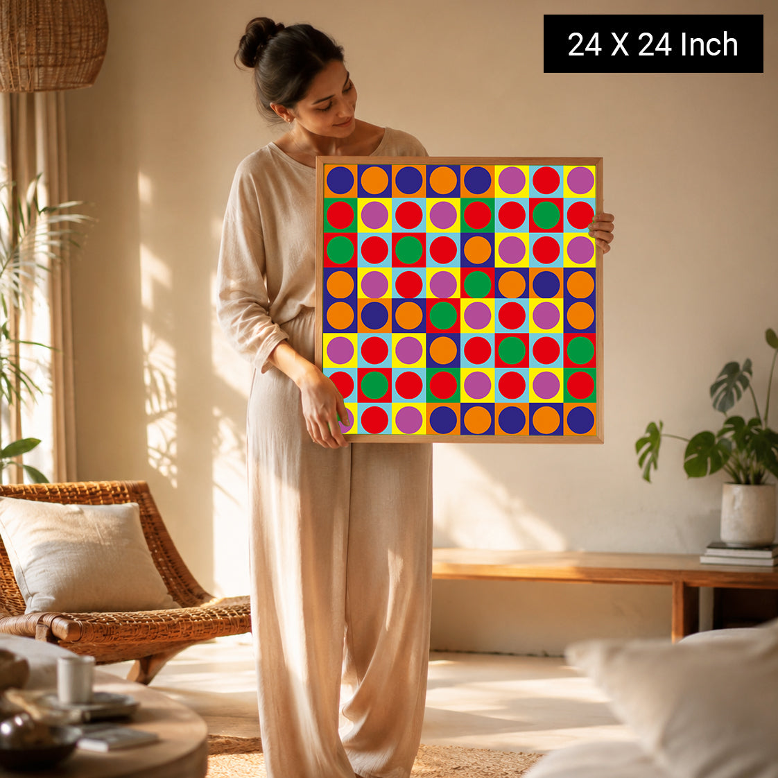 luxury canvas prints for warm aesthetic interiors