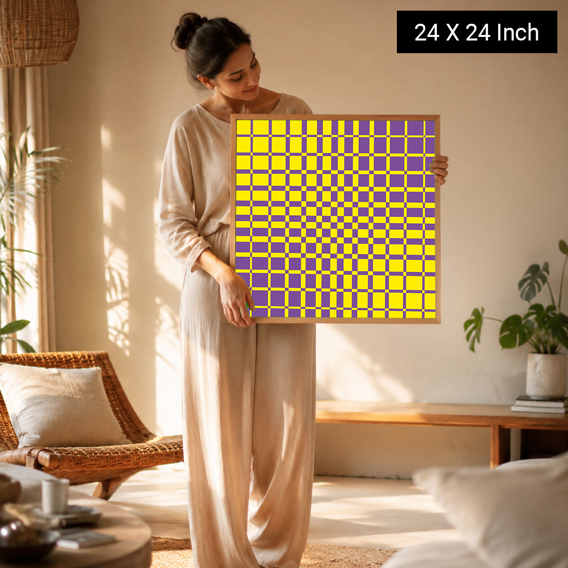 Serenity Vortex Dynamic Optical Print | Available in Paper, Canvas, Unframed & Ready-to-Hang