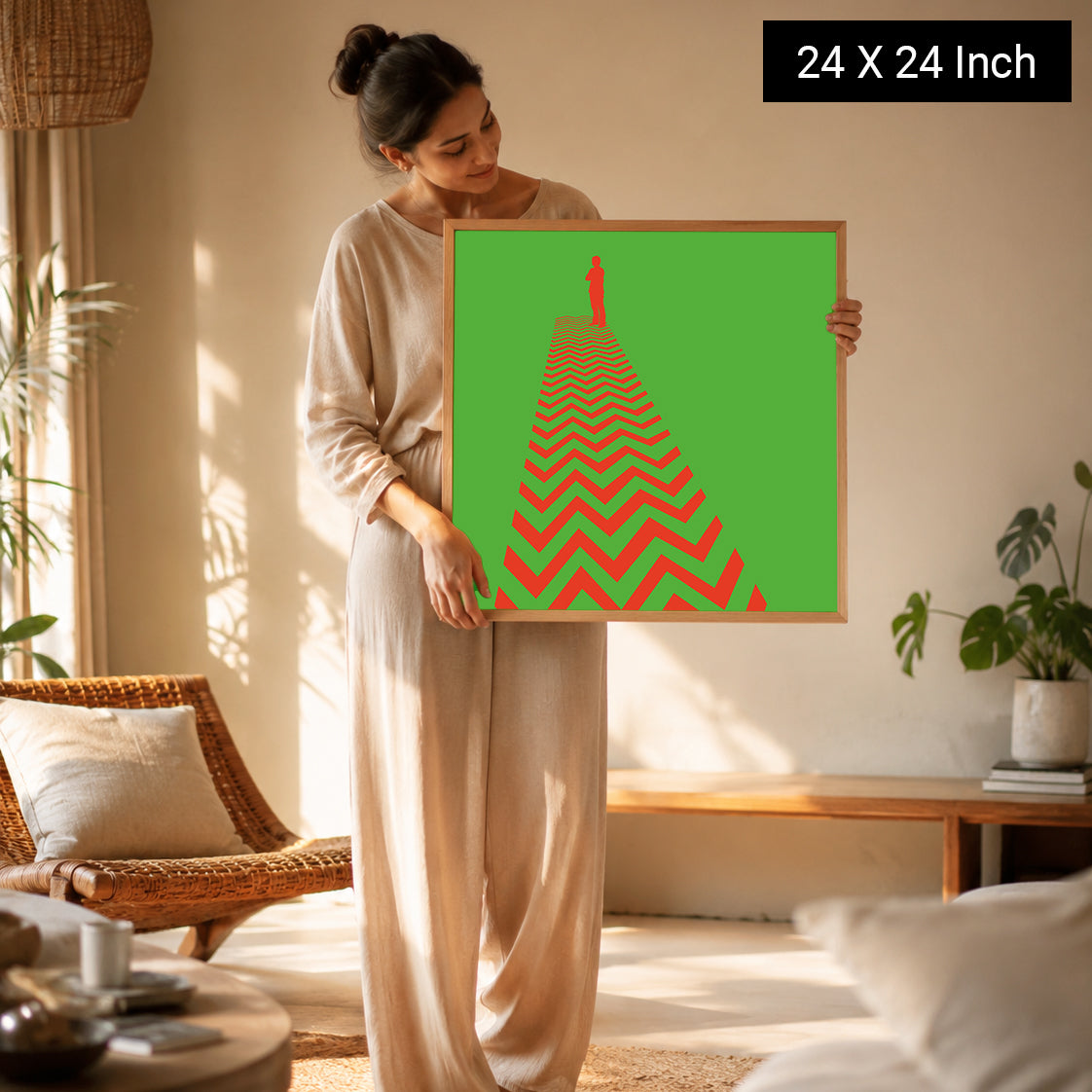 peaceful mandala canvas decor for mindful bedroom and meditation spaces