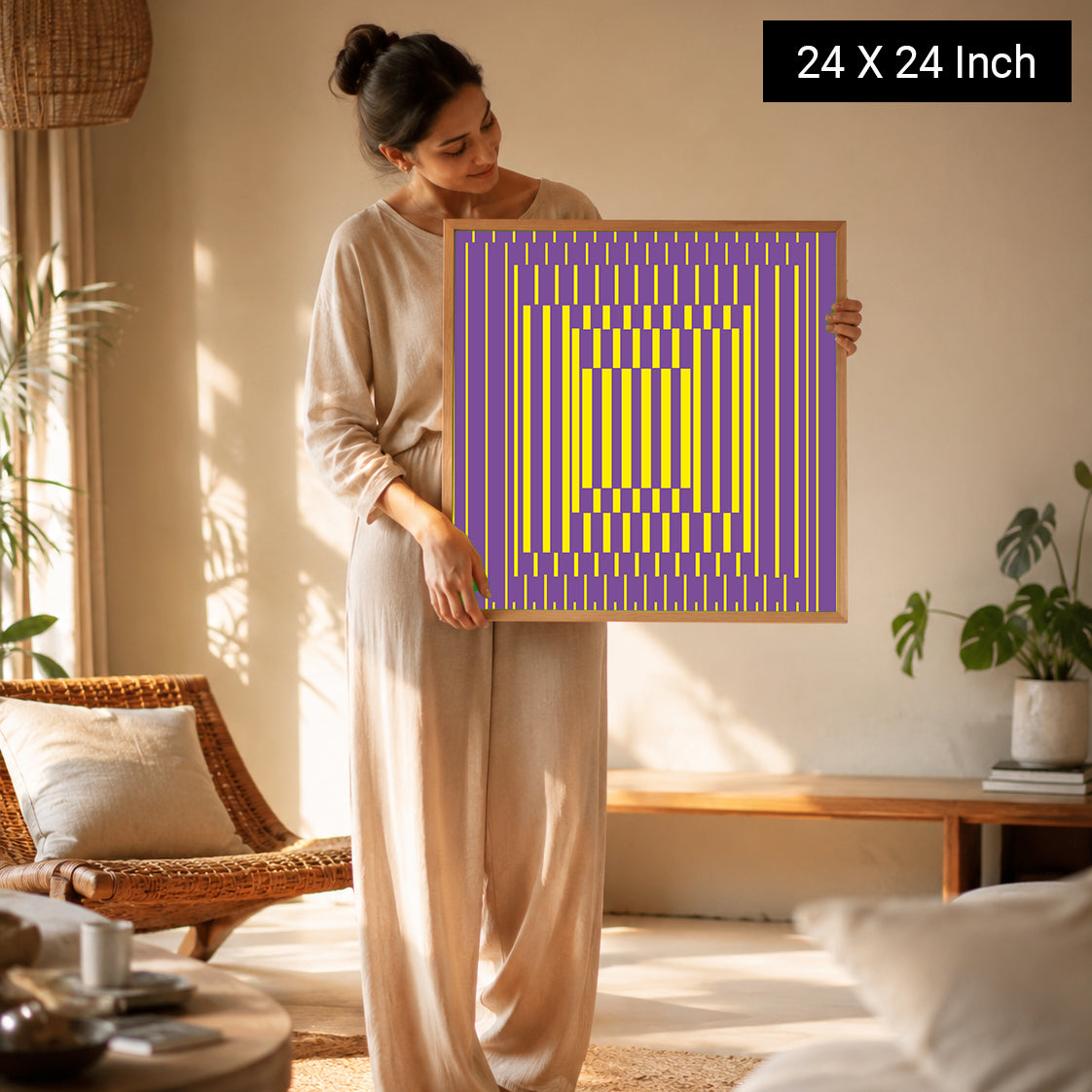 Ambient Illusion Decor for Mindfulness Spaces | Available in Paper, Canvas, Unframed & Ready-to-Hang