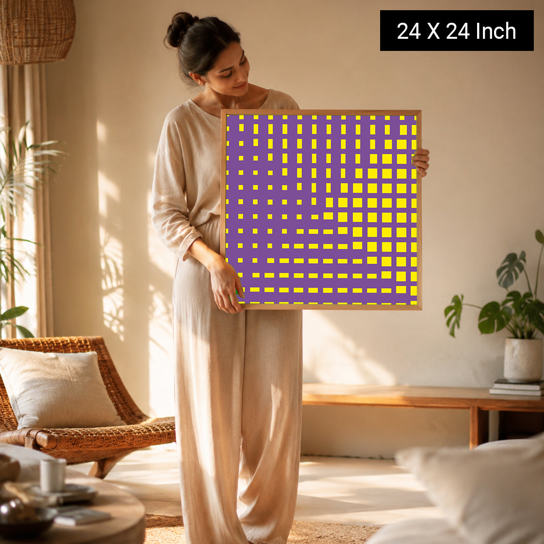 Equilibrium Floating Cube Illusion Poster | Available in Paper, Canvas, Unframed & Ready-to-Hang