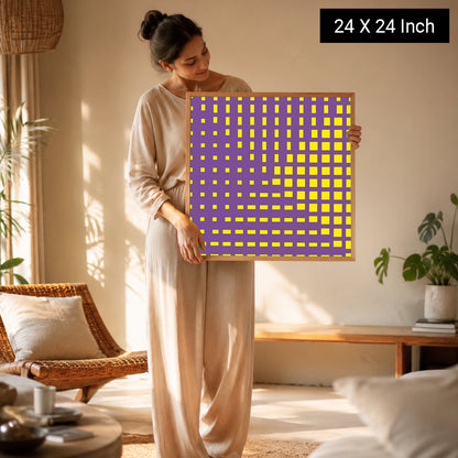 Equilibrium Floating Cube Illusion Poster | Available in Paper, Canvas, Unframed & Ready-to-Hang