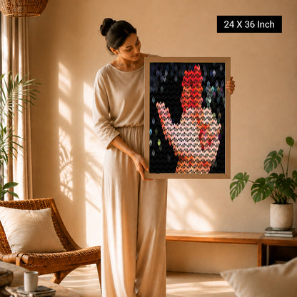 mindful wall art for calming home atmosphere