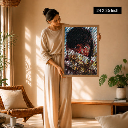 zen inspired canvas print for peaceful interiors