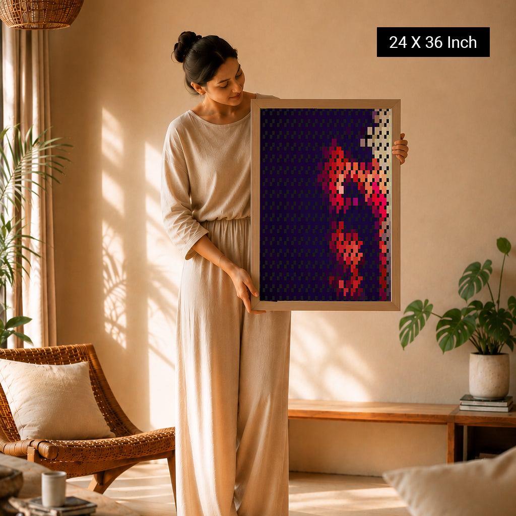 Therapeutic Wall Art Minimalist Dot Art for Self-Care Corners