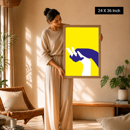 Minimal wellness artwork for modern homes