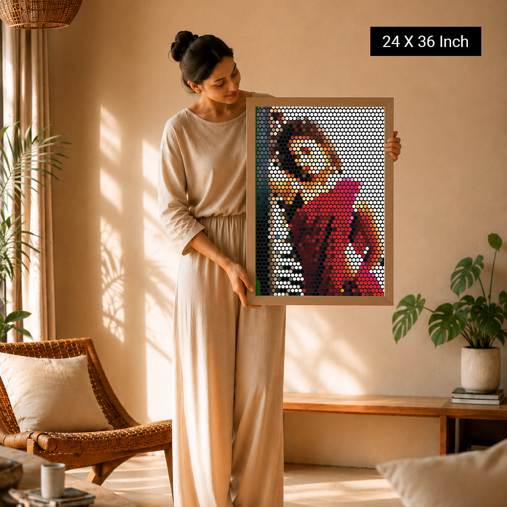Elegant meditation wall prints for home