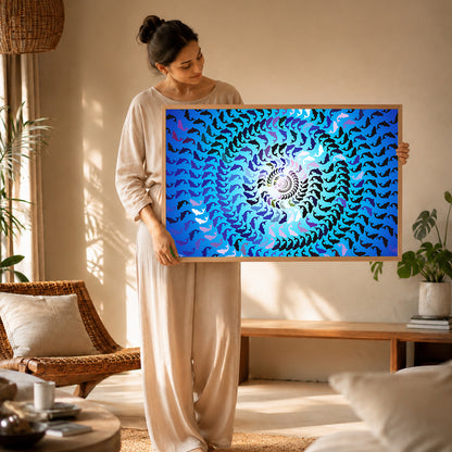 neutral tone wall art for luxury interiors and calming room aesthetics