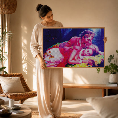 calming canvas art for emotional wellness spaces