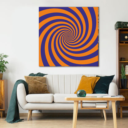 Optical illusion art print for mindfulness and relaxation