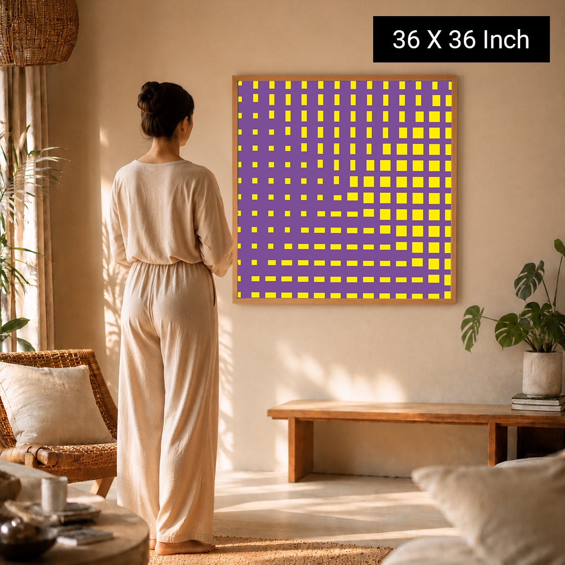 Equilibrium Floating Cube Illusion Poster | Available in Paper, Canvas, Unframed & Ready-to-Hang