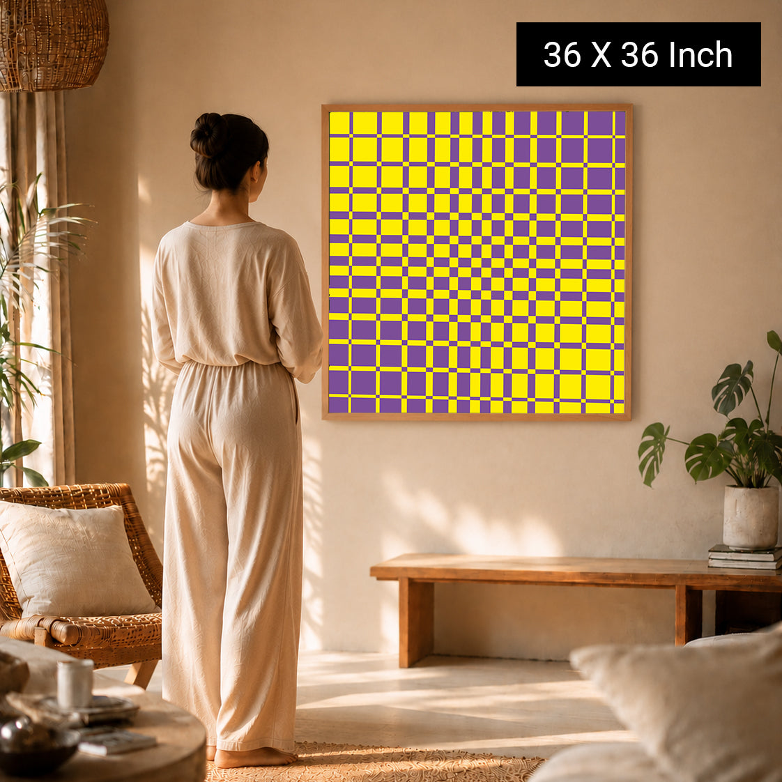 Serenity Vortex Dynamic Optical Print | Available in Paper, Canvas, Unframed & Ready-to-Hang