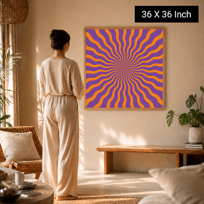 therapeutic geometric wall decor for clinics