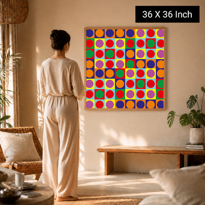 relaxing living room wall art for positive vibes
