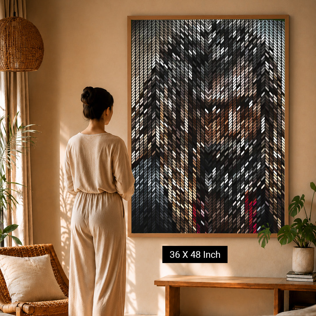 spiritual geometric wall art for healing spaces