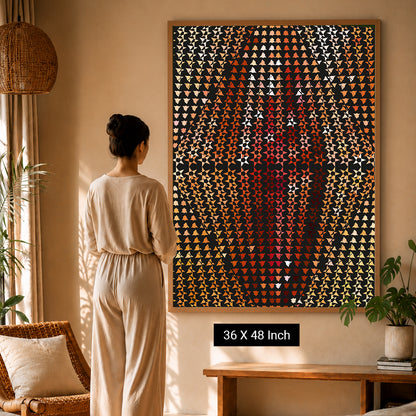therapeutic symmetry wall decor for clinics