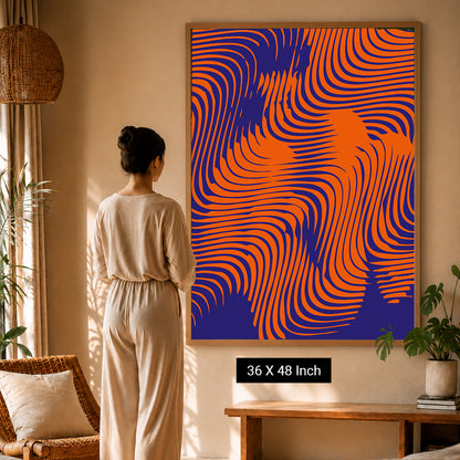 Calming office wall decor for stress reduction